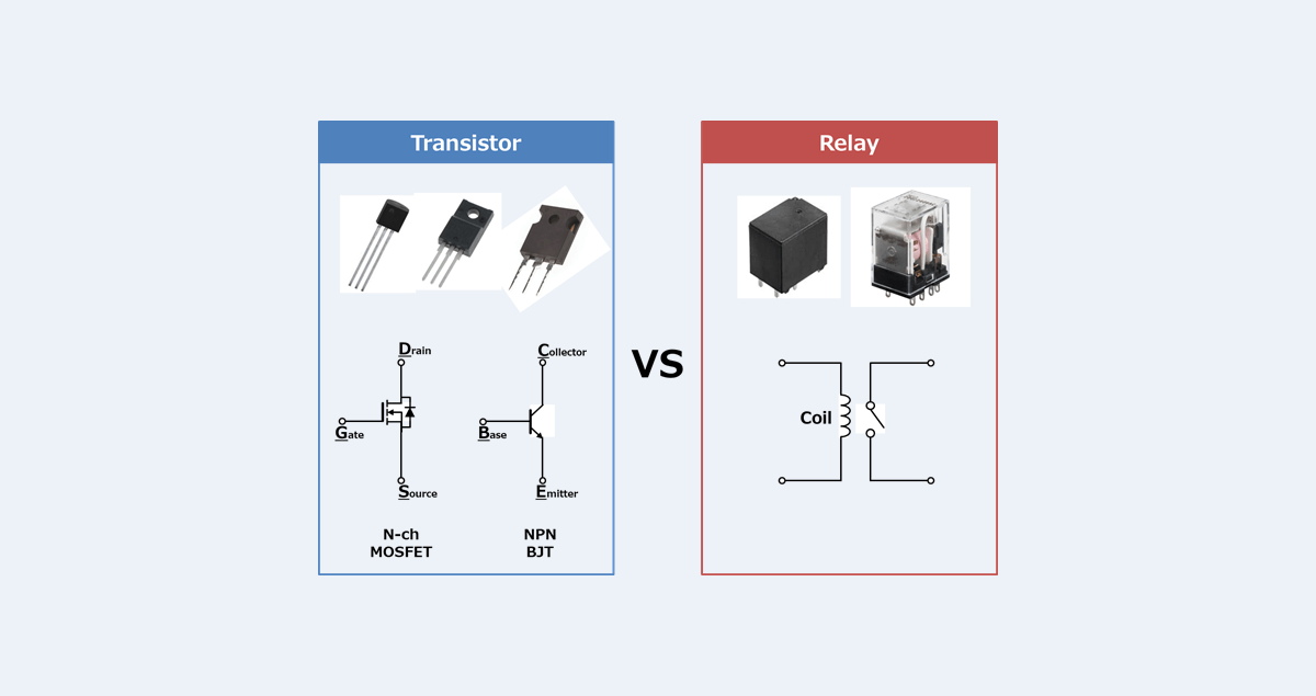 Difference Between Transistor Mosfet And Relay Electrical Information