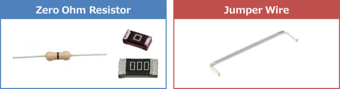 Difference between a zero-ohm resistor and a jumper wire