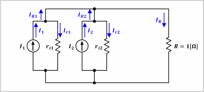 Transforming the Two Voltage Sources into Current Sources
